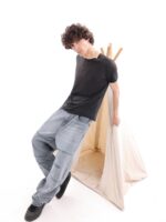 BALLON DENIM WASHED GRAY