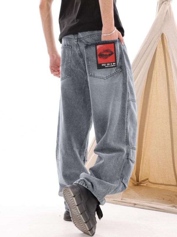 BALLON DENIM WASHED GRAY