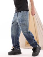 RELAXED DENIM GREEN WASHED