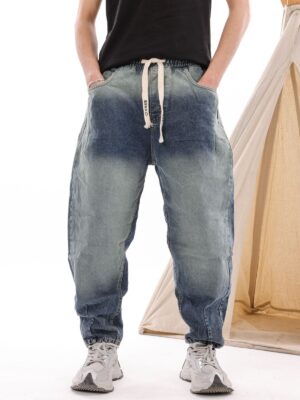 BALLON DENIM GREEN ICE WASHED