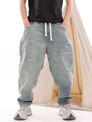 BALLON DENIM GREEN ICE WASHED