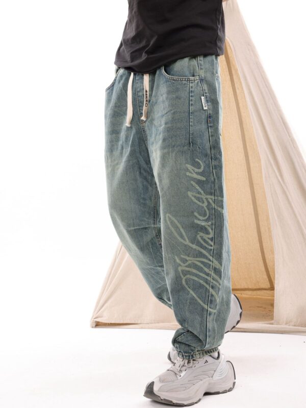 BALLON DENIM GREEN ICE WASHED